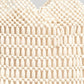 Beaded Tote Bag Structured Wooden Bead Handbag Open Weave Large Shoulder Bag Lightweight Carryall Purse