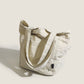 Lightweight Tote Bag with Front Pockets and Shoulder Handles