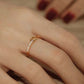 Women's Buckle Statement Ring with Cubic Zirconia - Twisted Band Sparkle Ring for Daily & Dressy Styling