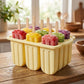 12-Cavity Popsicle Mold - Homemade Ice Pop Maker with Lid