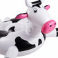 Inflatable Cow Pool Float Ring Novelty Animal Float Durable PVC Water Float for Pool Beach Lake 66x59.8x37.8in