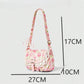Vintage Lace Crossbody Bag for Women, Adjustable Shoulder Purse with Buckle Flap
