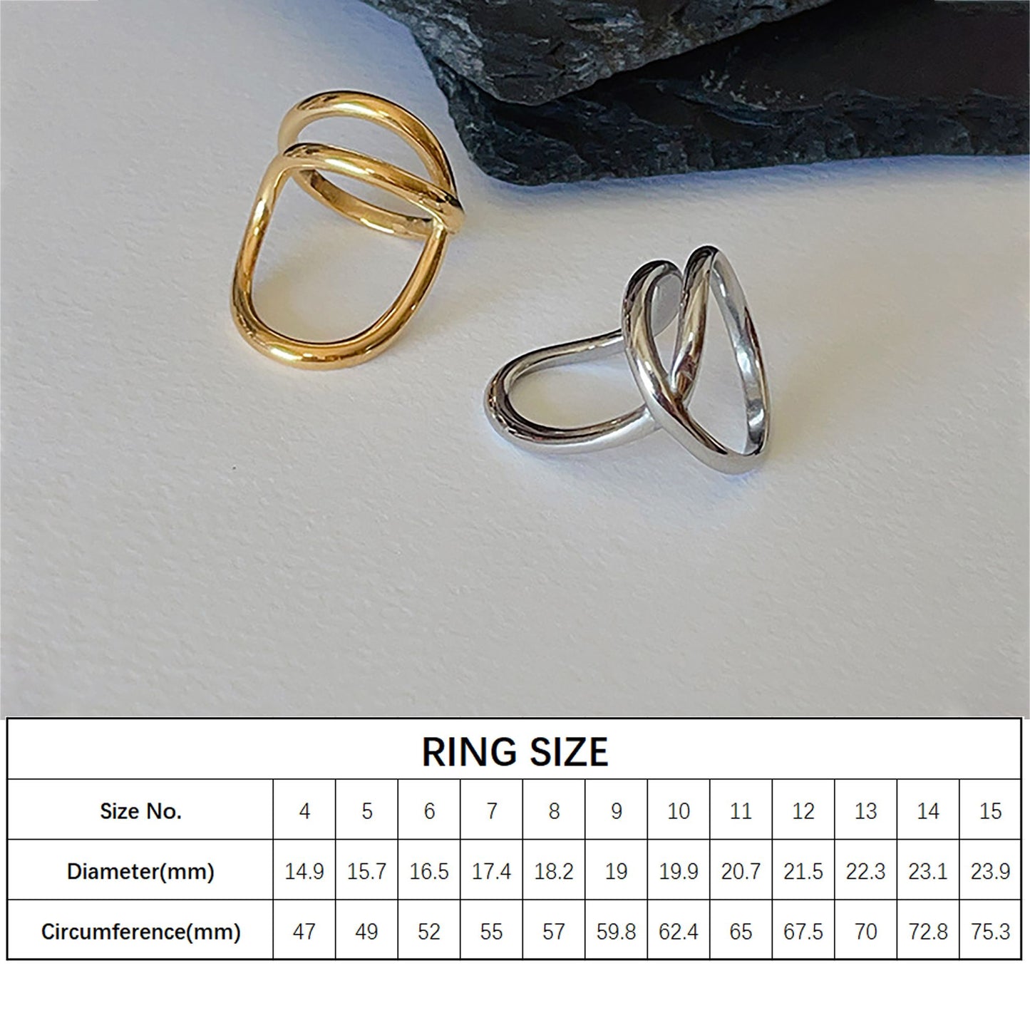 Women's Modern Minimalist Statement Ring for Daily & Stylish Wear