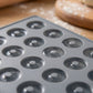 Mini Donut Silicone Baking Mold Set of 3 Nonstick Tray for Home Baking Treats