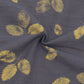 4-Piece Cotton Bedding Set with Leaf Print Duvet Cover, Pillowcases, and Flat Sheet