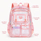 Clear Backpack with Multiple Pockets and Padded Straps