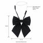 3 Pack Adjustable Pre Tied Bow Ties for School Uniform Shirts