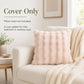 Plush Shaggy Decorative Throw Pillow Cover Soft Accent Cushion Cover for Sofa Bed