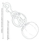 Glitter Pumpkin Keychain and Bag Charm