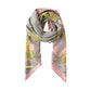 Botanical Print Satin Feel Square Scarf Elegant Lightweight Fashion Neck Hair Scarf 35.5¡Á35.5 Inches