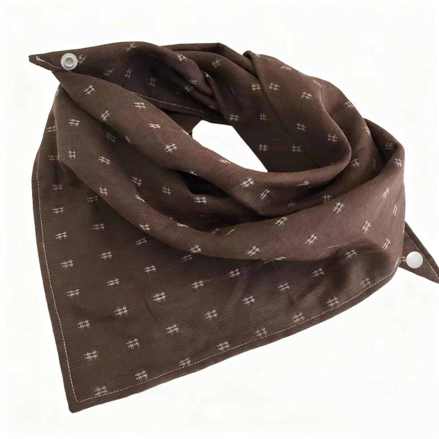 Pet Bandana Collar Soft Adjustable Classic Print Scarf with Tie Closure Everyday Neckwear