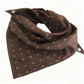 Pet Bandana Collar Soft Adjustable Classic Print Scarf with Tie Closure Everyday Neckwear