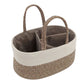 Woven Rope Storage Basket Organizer Bin and Divider Soft Cotton Basket for Closet Shelf Organization