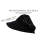 Crochet Bucket Hat Summer Knit Sun Hat Breathable Lightweight Beach Cap