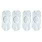 4 Pairs Non-Slip Yoga Socks Soft Cotton Grip Sole Low-Cut Design with Arch Ventilation for Pilates Barre