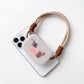 Dachshund Graphic Clear Phone Case Design with Cord Strap Compatible with all iPhone 14 and later models