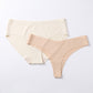 2 Pack Seamless Hipster and Thong Underwear Set