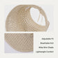 Crochet Bucket Hat Summer Knit Sun Hat Breathable Lightweight Beach Cap