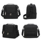 Dual Compartment Insulated Lunch Bag with Adjustable Shoulder Strap
