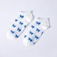 No - Show Socks with Bow Pattern for Casual 5Pk