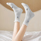 Adorable Summer Ruffle-Edge Ankle Socks 5pk
