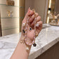Decorative Chain Bag Strap with Charms and Swivel Clasps