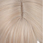 Long White Blonde Synthetic Wig with Bangs Natural Long Wavy Cosplay Wigs Daily Use