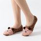 Fuzzy Bear Slipper Socks 2 Pair US 5-10.5