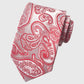 Men's Paisley Polyester Filament Tie - Formal/Casual Necktie for Weddings, Events & Stylish Daily Wear