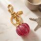 Glitter Pumpkin Keychain and Bag Charm