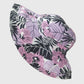 Women's 2-in-1 Double-Sided Bucket Hat with Floral & Solid Design