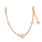 Decorative Floral Chain Bag Strap with Swivel Clasps