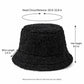 Textured Bucket Hat with Soft Polyester Fabric and Lined Interior