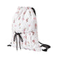 Printed Drawstring Backpack for Women, Large Capacity Lightweight Everyday Bag