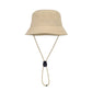 Lightweight Packable Bucket Hat with Ventilated Crown Chin Strap and Adjustable Fit for Travel Hiking and Outdoor Use