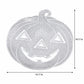 Halloween Pumpkin Cutout PVC Waterproof Non-Slip Placemat