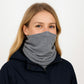Soft Knit Neck Warmer with Cozy Layered Design 9x17 inches