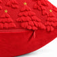 2 Pack Plush Textured Christmas Tree Throw Pillow Covers 18 x 18 Inch Holiday Decor