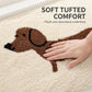 Dachshund Dog Bath Mat Nonslip Accent Rug 15.7 x 23.6 Inches