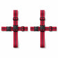 2 Pack Adjustable Cross Luggage Straps with Buckles