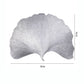 4-Pack Metallic Ginkgo Leaf PVC Placemats Heat Resistant Textured Table Mats