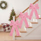5pc Velvet Christmas Bows with Long Tails