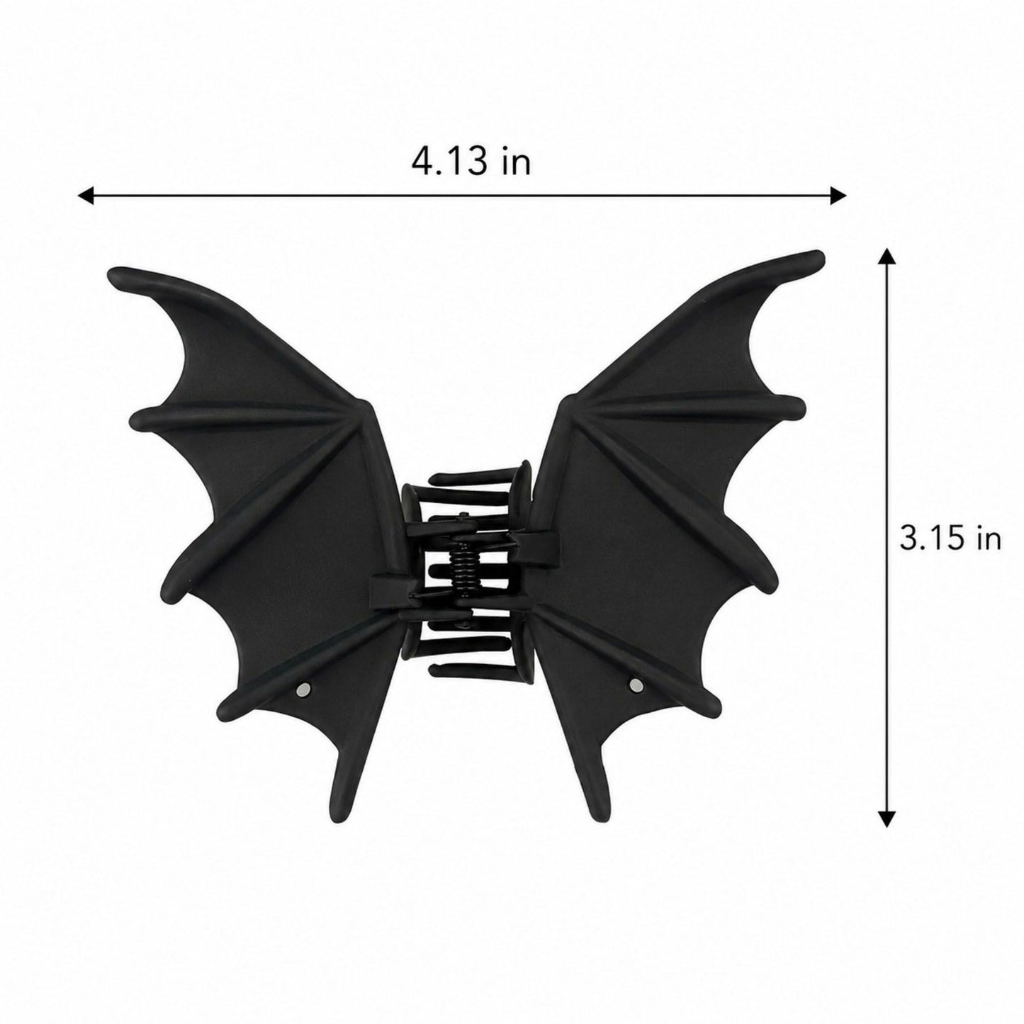 3pc Bat Wing Hair Claw Clip Set Halloween Costume Hair Accessories