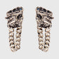 Women's Meteor Chain Drop Earrings - Edgy Statement Jewelry