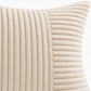 2 Pack Soft Corduroy Throw Pillow Covers 18 x 18 Inch and 12 x 20 Inch