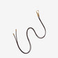 PU Leather Tie Waist Belt with Gold Tone Hook Accent 49.2in