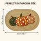 Fall Pumpkin Bath Mat Soft Absorbent Accent Rug 15.7 x 23.6 Inches
