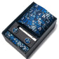 Men's Rose Floral Tie Gift Set with Matching Pocket Square Cufflinks and Silver Tie Clip