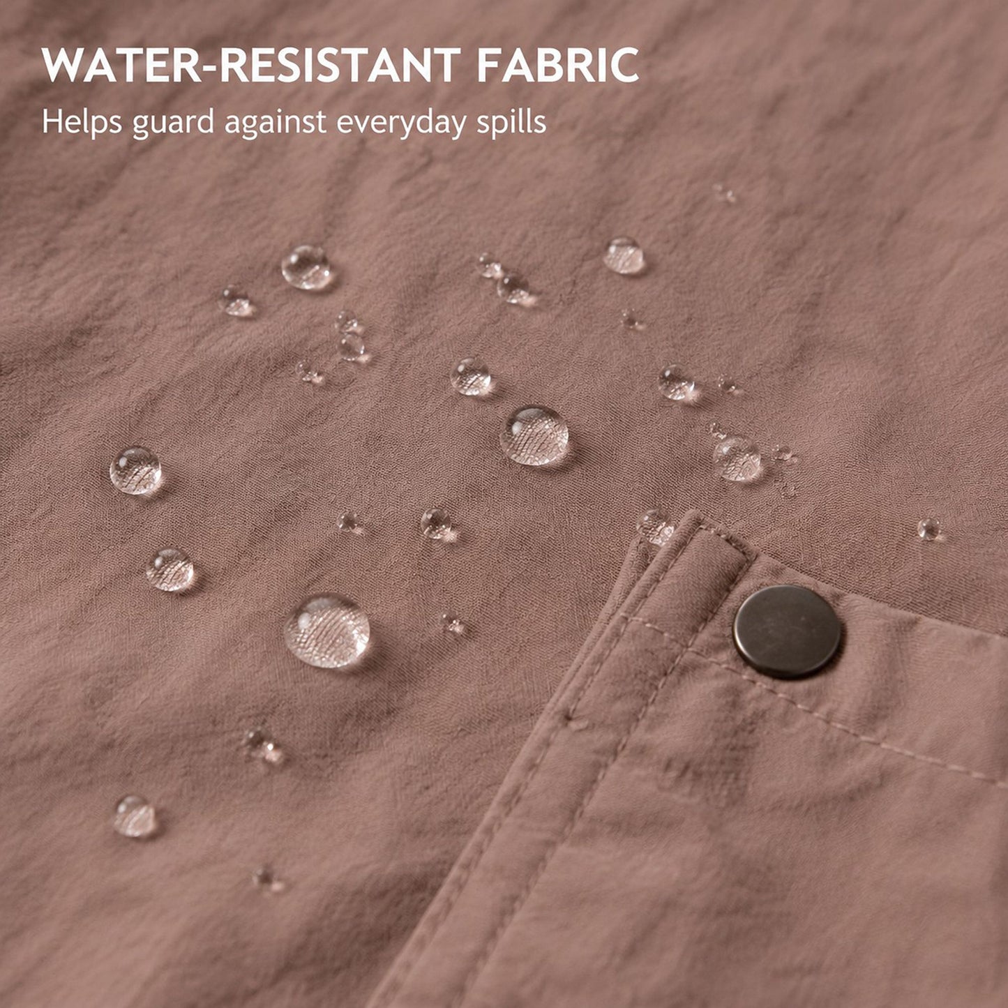 Water Resistant Utility Apron with Adjustable Straps and Three Pockets
