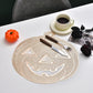 Halloween Pumpkin Cutout PVC Waterproof Non-Slip Placemat